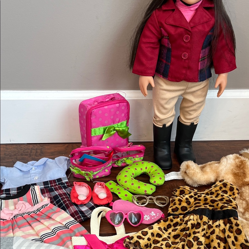 Our Generation Equestrian Doll with Fashion Accessories Set Bundle - Picture 3 of 11